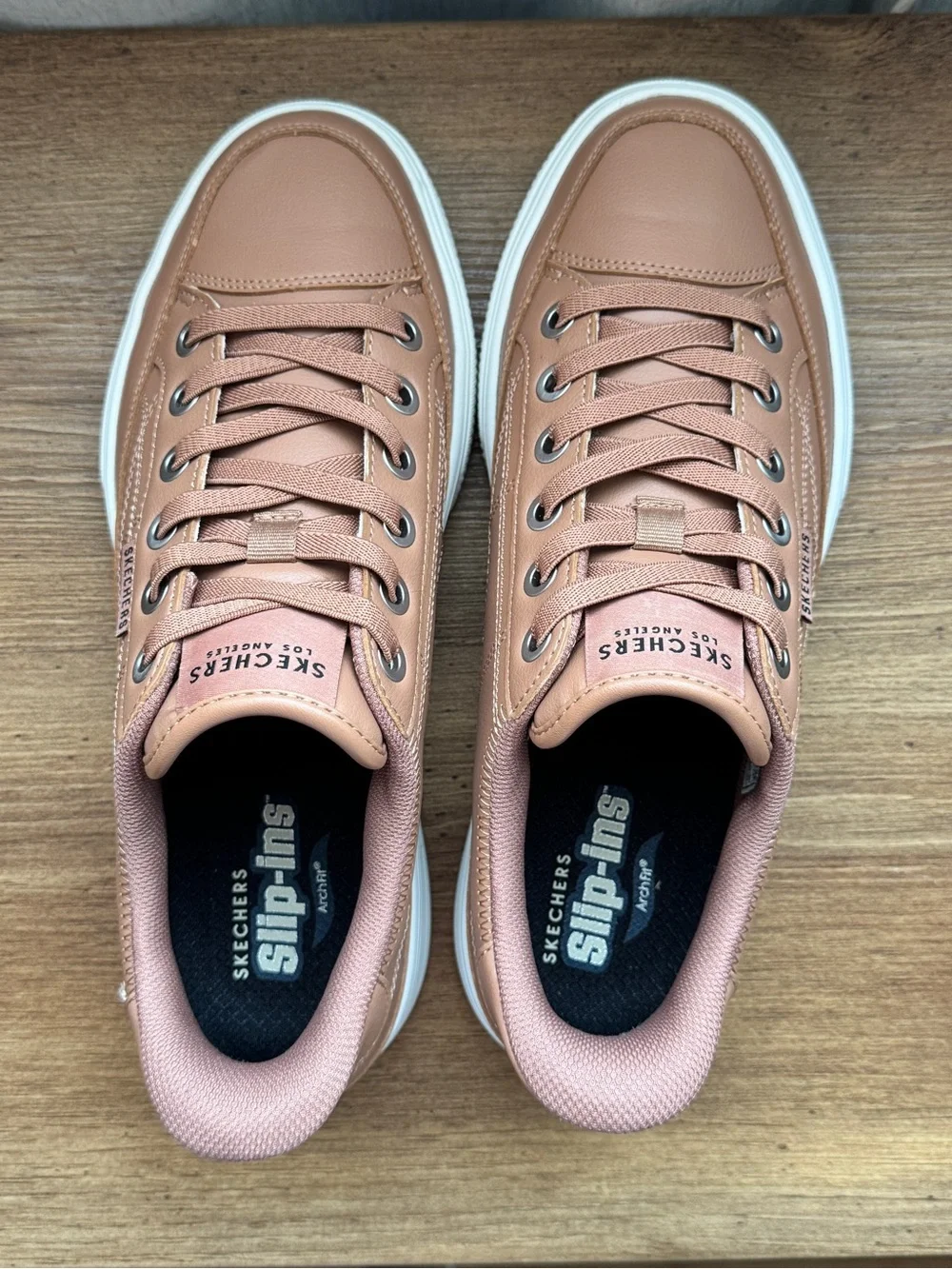 Skechers Slip-ins Arch Fit Arcade Tan Lace Up Sneakers Mens 9